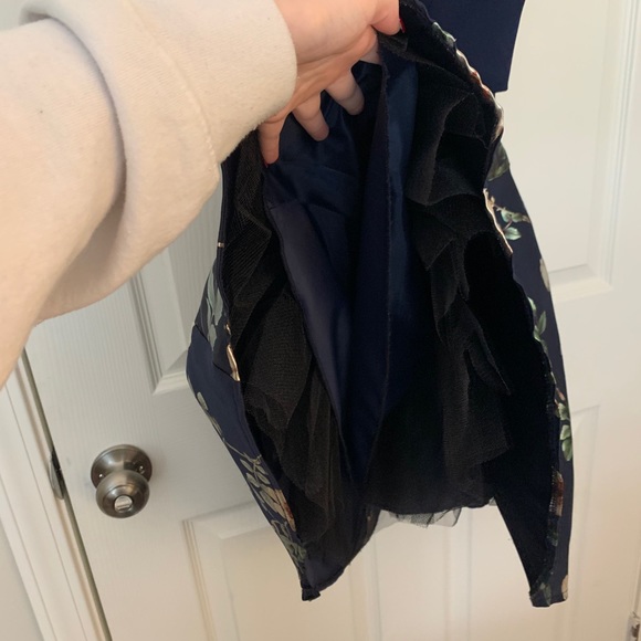 Dark blue floral 2 pc dress! - Picture 5 of 6